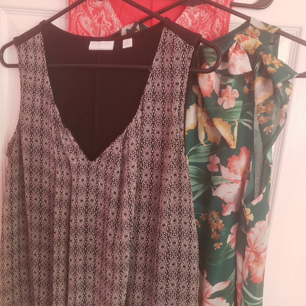 3 New York & Company medium Women's shirts